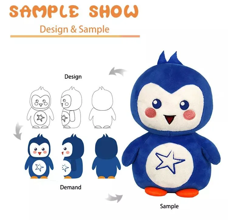 Free Sample Custom Made Your Own Plush Toy Stuffed Toy