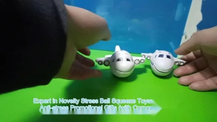 Atacado 2023 avião novidade eudcational brinquedos aviões personalizados forma presente personalizado anti stress bola juguetes gadget