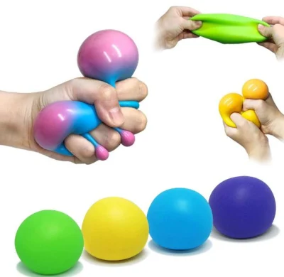 Material personalizado espuma PU ou TPR Squeeze Toy Stress Ball Squishy Fidget Toys